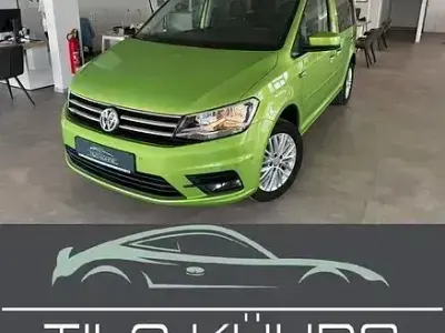 Używany VW Caddy Comfortline 125 KM (91 kW) 2018 Zielony Minivan