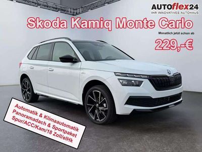 gebraucht Skoda Kamiq Monte Carlo 1,5 TSI DSG Klimaa/Spur/ACC/Pano/Ka...