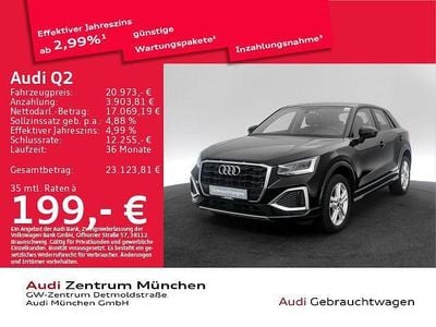 Gebraucht Audi Q2 Advanced Plus 110 PS (80 kW) 2023 Brillantschwarz SUV