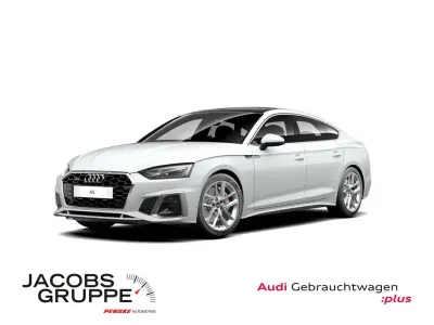 Gebraucht Audi A5 Sportback S-Line 286 PS (210 kW) 2021 Gletscherweiß metallic Kleinwagen