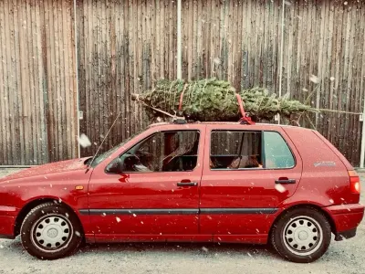 Usata VW Golf III 60 CV (44 kW) 1995 Rosso Station wagon