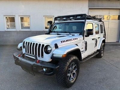 Gebraucht Jeep Wrangler Unlimited Rubicon 272 PS (200 kW) 2020 Weiß SUV