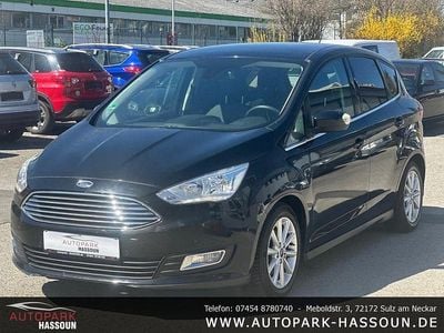 Gebraucht Ford C-MAX Titanium 125 PS (91 kW) 2016 Iridiumschwarz Van / Kleinbus