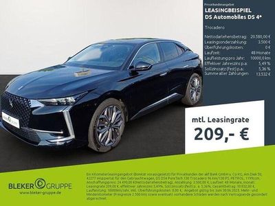 Gebraucht DS Automobiles DS4 Trocadero 131 PS (96 kW) 2022 Lackierung schwarz perla nera/typ aussenverkleidung metalliclackierung Limousine