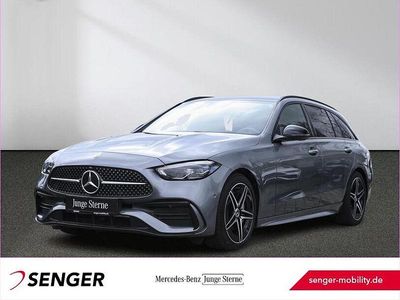 Gebraucht Mercedes C180 AMG 170 PS (125 kW) 2023 Lack selenitgrau Kombi