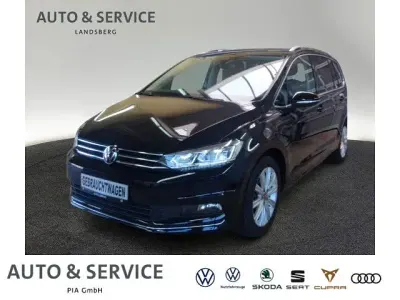 Gebraucht VW Touran Highline 150 PS (110 kW) 2023 Schwarz Van / Kleinbus