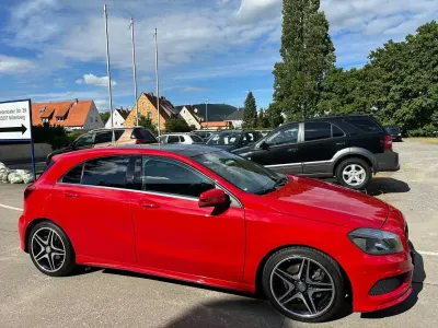 Gebraucht Mercedes A180 AMG line 109 PS (80 kW) 2015 Rot Kleinwagen