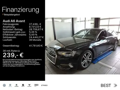 Gebraucht Audi A6 S-Line 204 PS (150 kW) 2023 Mythosschwarz metallic Kombi