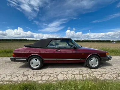 Gebraucht Saab 900 Cabriolet 136 PS (100 kW) 1993 Rot Cabrio