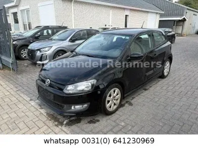 Gebraucht VW Polo Trendline 75 PS (55 kW) 2011 Schwarz Kleinwagen