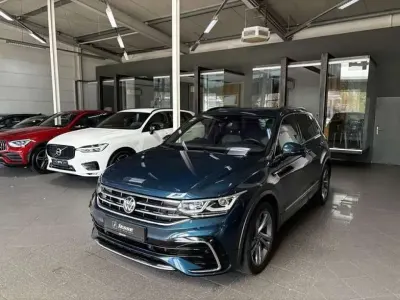 Brugt VW Tiguan R-line 200 HK (147 kW) 2021 Blå SUV