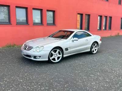 Gebraucht Mercedes SL500 306 PS (225 kW) 2002 Silber Cabrio