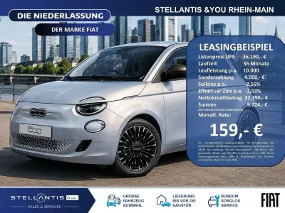 Neu Fiat 500e La Prima 86 kW (118 PS) 2026 Blau Limousine