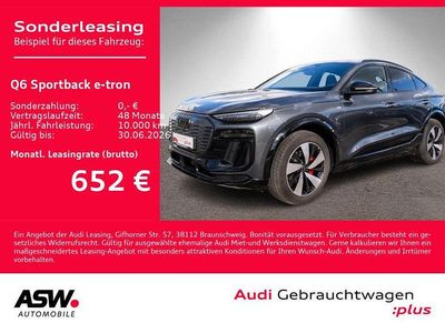 Gebraucht Audi Q6 Sportback e-tron S-Line 225 kW (306 PS) 2025 Daytonagrau perleffekt SUV