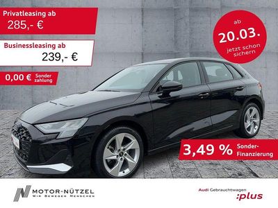 Gebraucht Audi A3 Advanced 150 PS (110 kW) 2025 Schwarz Limousine