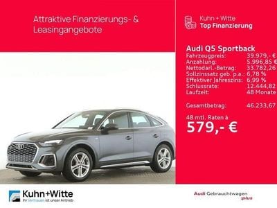 Gebraucht Audi Q5 Sportback S-Line 367 PS (269 kW) 2023 Grau SUV