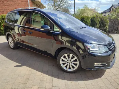 Brugt VW Sharan Highline 150 HK (110 kW) 2016 Sort MPV