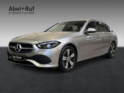 gebraucht Mercedes C220 d T AVANTGARDE+MBUX+Kam+Tempo+SHZ+AHK+LED