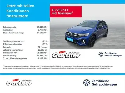 Gebraucht VW T-Roc IQ Drive 150 PS (110 kW) 2024 Lapiz blue metallic SUV