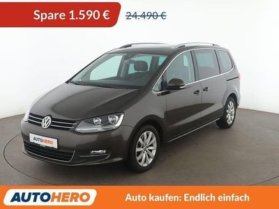 Gebraucht VW Sharan Highline 150 PS (110 kW) 2019 Braun Van / Kleinbus