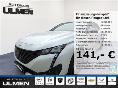 Weiss Gebraucht 2022 Peugeot 308 Active Limousine | 16.980 € (Guter Preis)