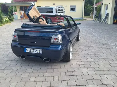Gebraucht VW Golf Sportline 90 PS (66 kW) 2002 Blau Cabrio