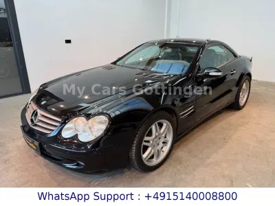 Używany Mercedes SL500 306 KM (225 kW) 2002 Czarny Kabriolet
