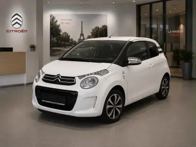 Gebraucht Citroën C1 Shine Edition 82 PS (60 kW) 2015 Weiss 068/deckende lackierung Kleinwagen
