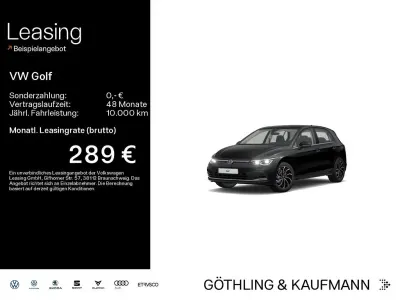 Gebraucht VW Golf VIII Style 204 PS (150 kW) 2022 Schwarz Limousine