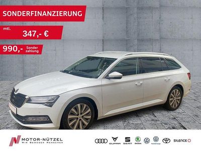 Gebraucht Skoda Superb Style 190 PS (139 kW) 2021 Moonweiss metallic Kombi