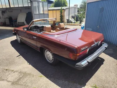 Gebraucht Mercedes SL380 1983 Rot Cabrio