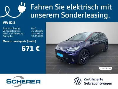 Gebraucht VW ID.3 GTX 239 kW (326 PS) 2025 Ultra violet metallic (metallic) Kleinwagen