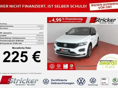Gebraucht VW T-Roc R-line 150 PS (110 kW) 2019 Weiß SUV