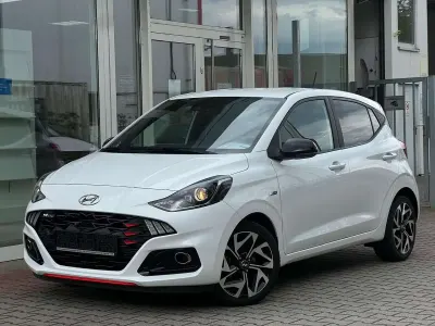 Gebraucht Hyundai i10 N Line 101 PS (74 kW) 2023 Atlas white / sol Kleinwagen
