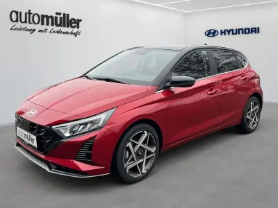 Neu Hyundai i20 Prime 101 PS (74 kW) 2026 Rot dragon red/ phantom black / Kleinwagen