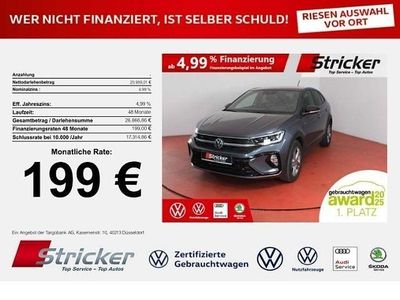 Gebraucht VW Taigo R-line 116 PS (85 kW) 2024 Grau SUV