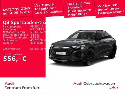 Gebraucht Audi Q8 Sportback e-tron S-Line 300 kW (408 PS) 2023 Grau SUV