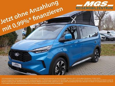 Neu Ford Tourneo Custom Active 170 PS (125 kW) 2025 Digital aqua blue metallic Van
