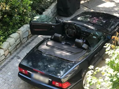 Gebraucht Mercedes SL320 231 PS (169 kW) 1997 Blau Cabrio