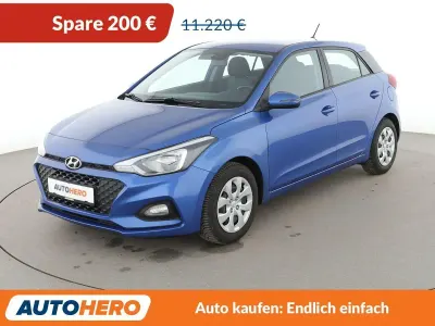 Brugt Hyundai i20 Pure 75 HK (55 kW) 2019 Blå Hatchback