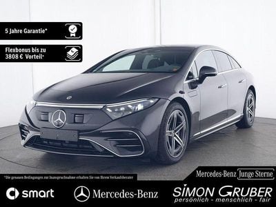 Grau Gebraucht 2024 Mercedes EQS580 AMG Limousine | 93.500 € (Etwas zu teuer)