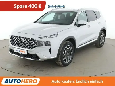 Gebraucht Hyundai Santa Fe Prime 265 PS (194 kW) 2022 Glacier white SUV