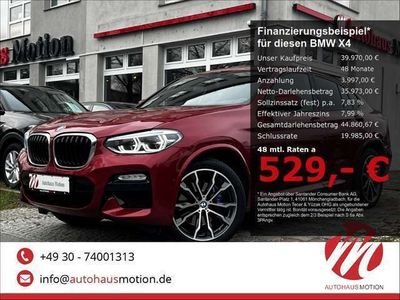 gebraucht BMW X4 xDrive 30 d M Sport LED HUD KAMERA ACC NAVI