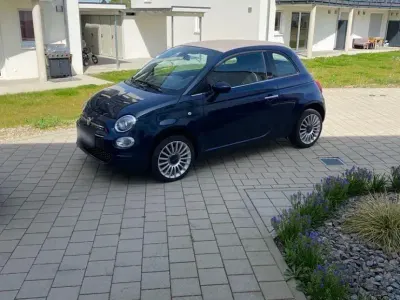 Używany Fiat 500C Lounge 69 KM (50 kW) 2020 Niebieski Kabriolet