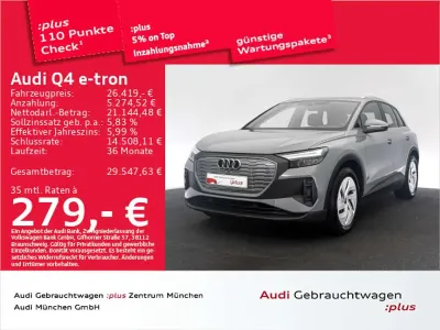 Gebraucht Audi Q4 e-tron Basis 125 kW (170 PS) 2023 Grau SUV