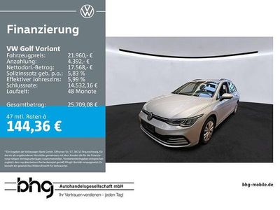 Gebraucht VW Golf VIII Life 110 PS (80 kW) 2023 Silber Kombi