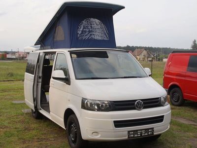 gebraucht VW T5 Wohnmobil Aufstelldach 4 Schlafplätze 1. Hand