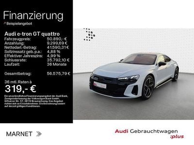 Suzukagrau metallic Gebraucht 2022 Audi e-tron GT quattro Sport Limousine | 50.890 € (Fairer Preis)