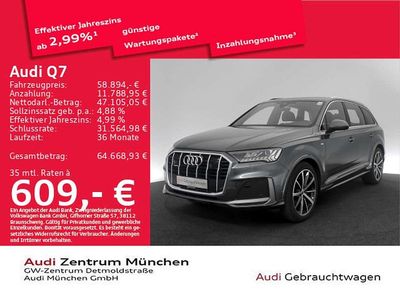 Gebraucht Audi Q7 Ambiente 286 PS (210 kW) 2021 Daytonagrau perleffekt SUV