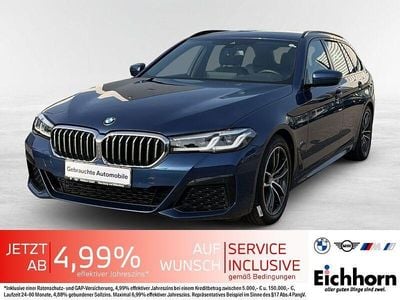 Gebraucht BMW 530 M Sport 286 PS (210 kW) 2022 Phytonicblau metallic Kombi